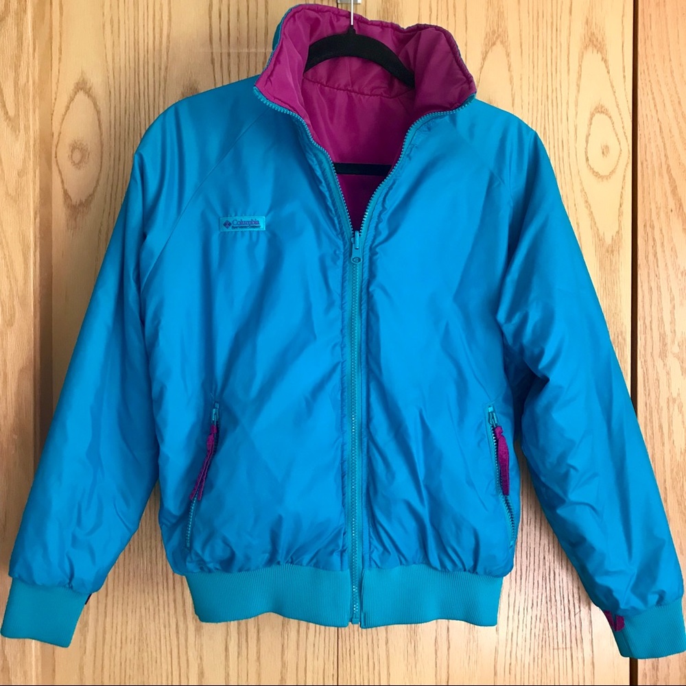 Vintage Columbia REVERSIBLE puffy jacket